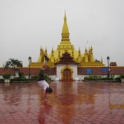 2017 LAOS  Pha That Luang Stupa 3